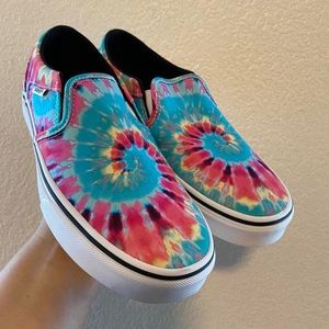 Vans Tie Dye Slip Ons